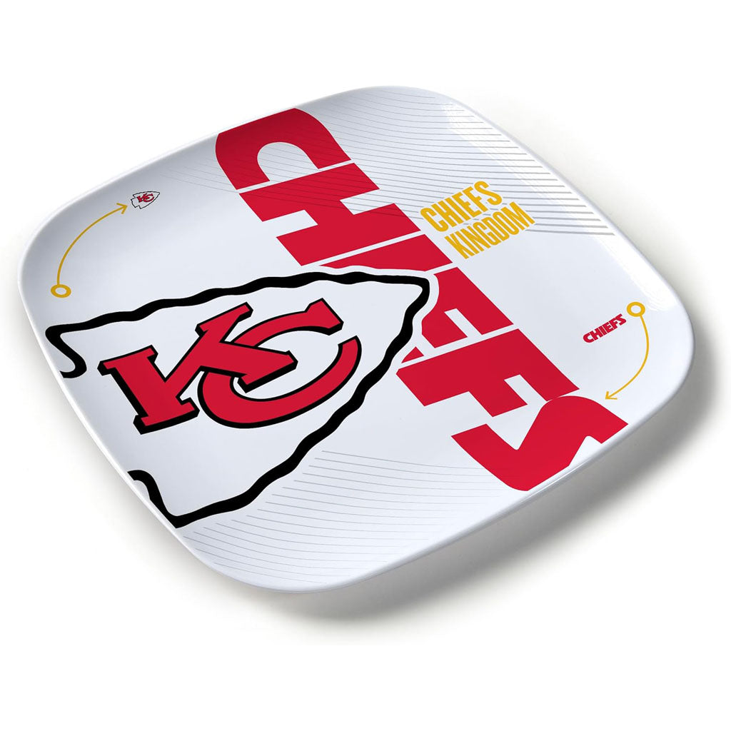 NFL Kansas City Chiefs YouTheFan Dinner Plate
