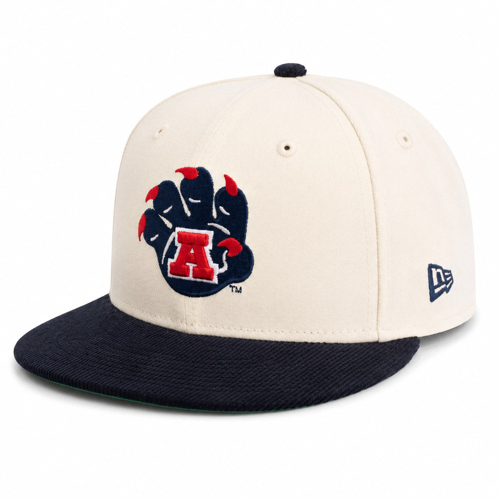 NCAA Arizona Wildcats New Era Paw Archive 59FIFTY Hat- Cream