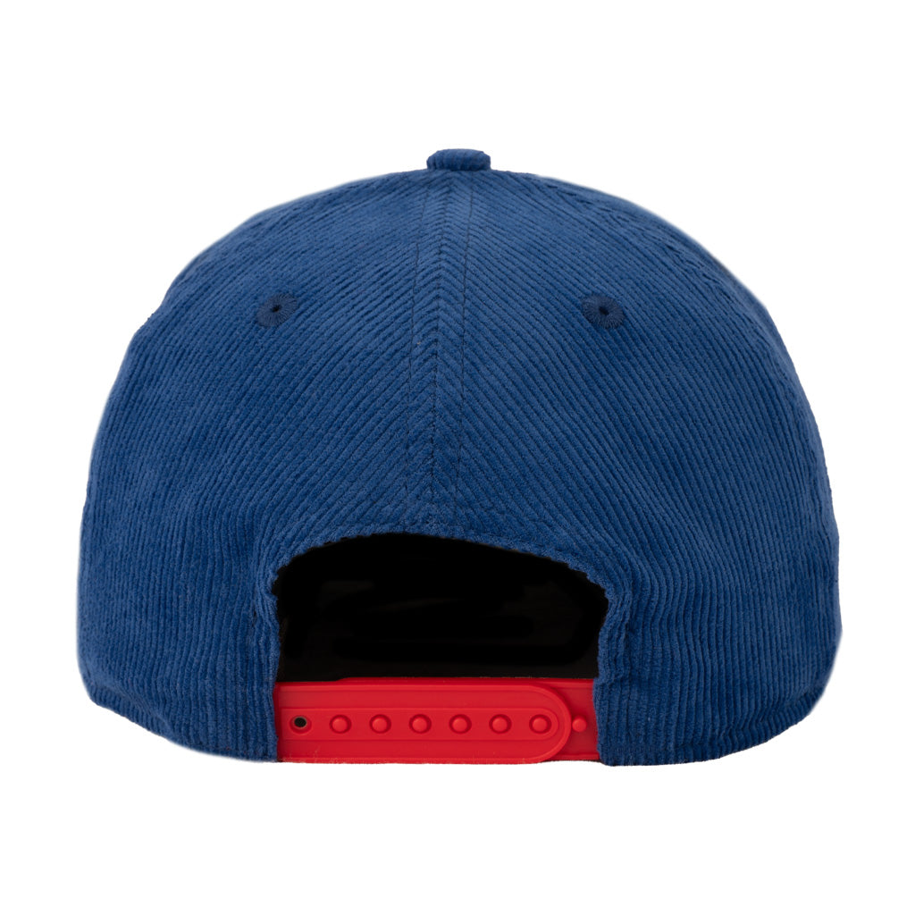 MLB Chicago Cubs New Era All Corduroy 9FIFTY A-Frame Snapback Hat - Blue