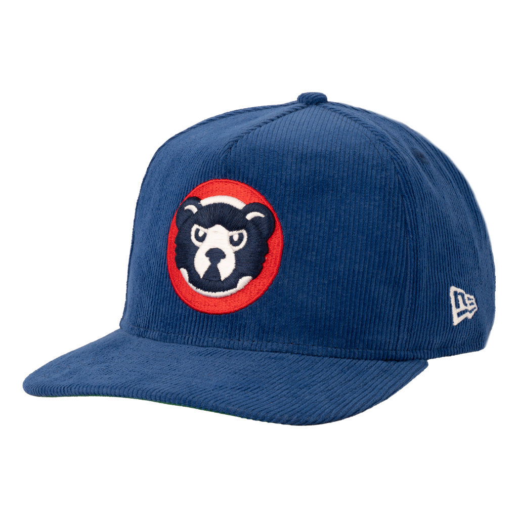 MLB Chicago Cubs New Era All Corduroy 9FIFTY A-Frame Snapback Hat - Blue
