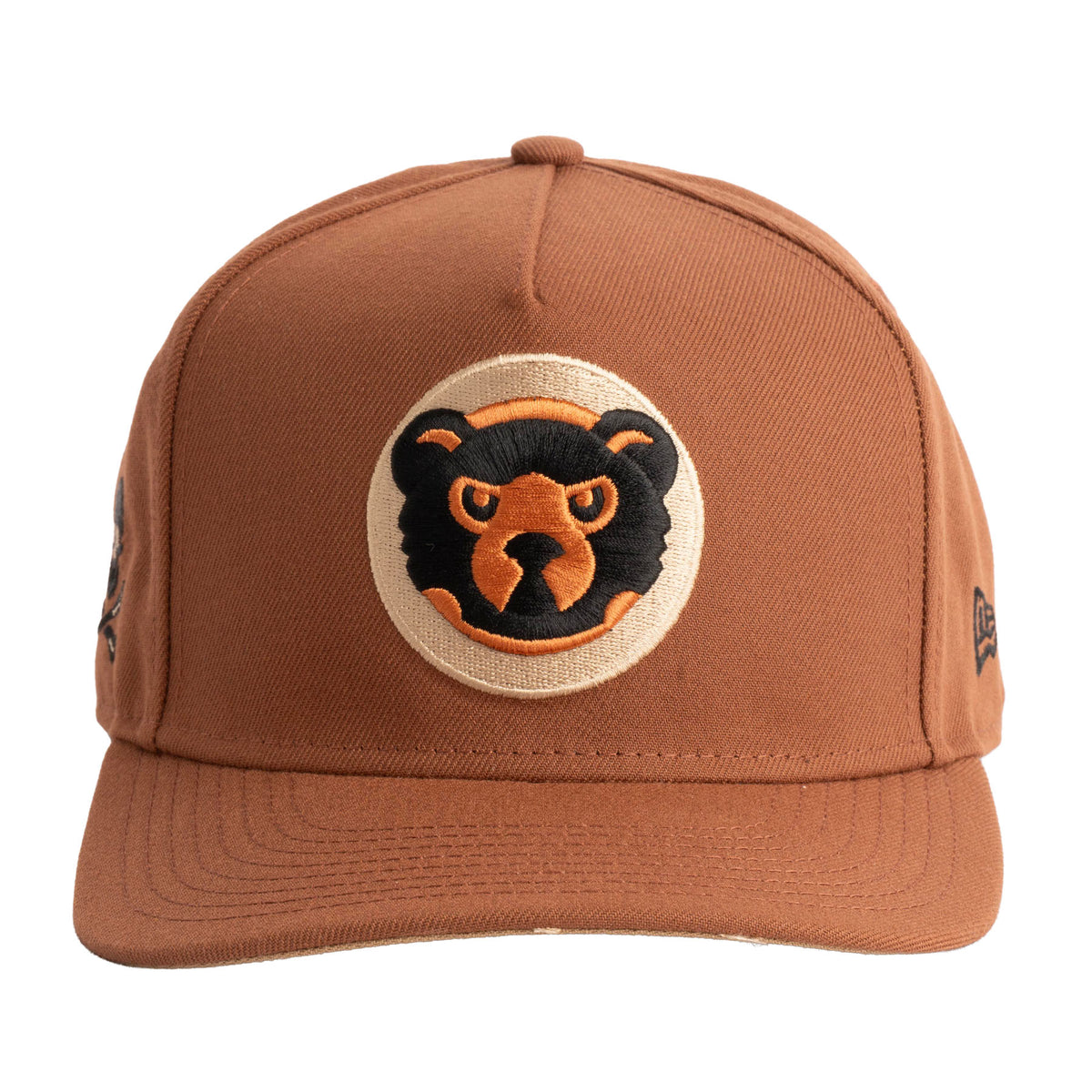 MLB Chicago Cubs New Era Jolly Roger 9FIFTY A-Frame Snapback Hat- Brown