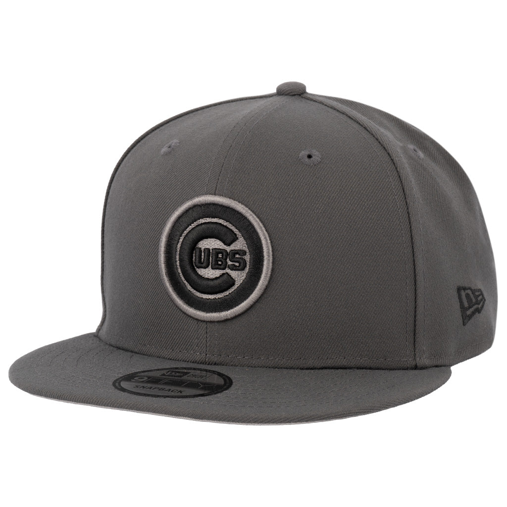 MLB Chicago Cubs New Era Gray Prestige 9FIFTY Snapback Hat - Graphite