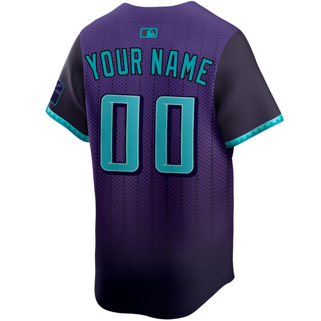 MLB Arizona Diamondbacks Custom Nike 2025 City Connect Limited Jersey - Purple