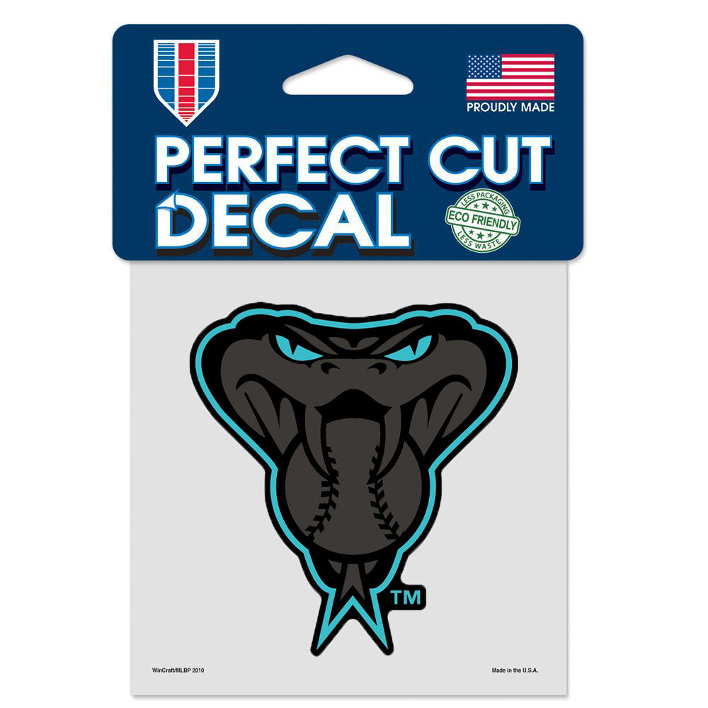 MLB Arizona Diamondbacks WinCraft 4&quot; x 4&quot; Teal Eyes Decal