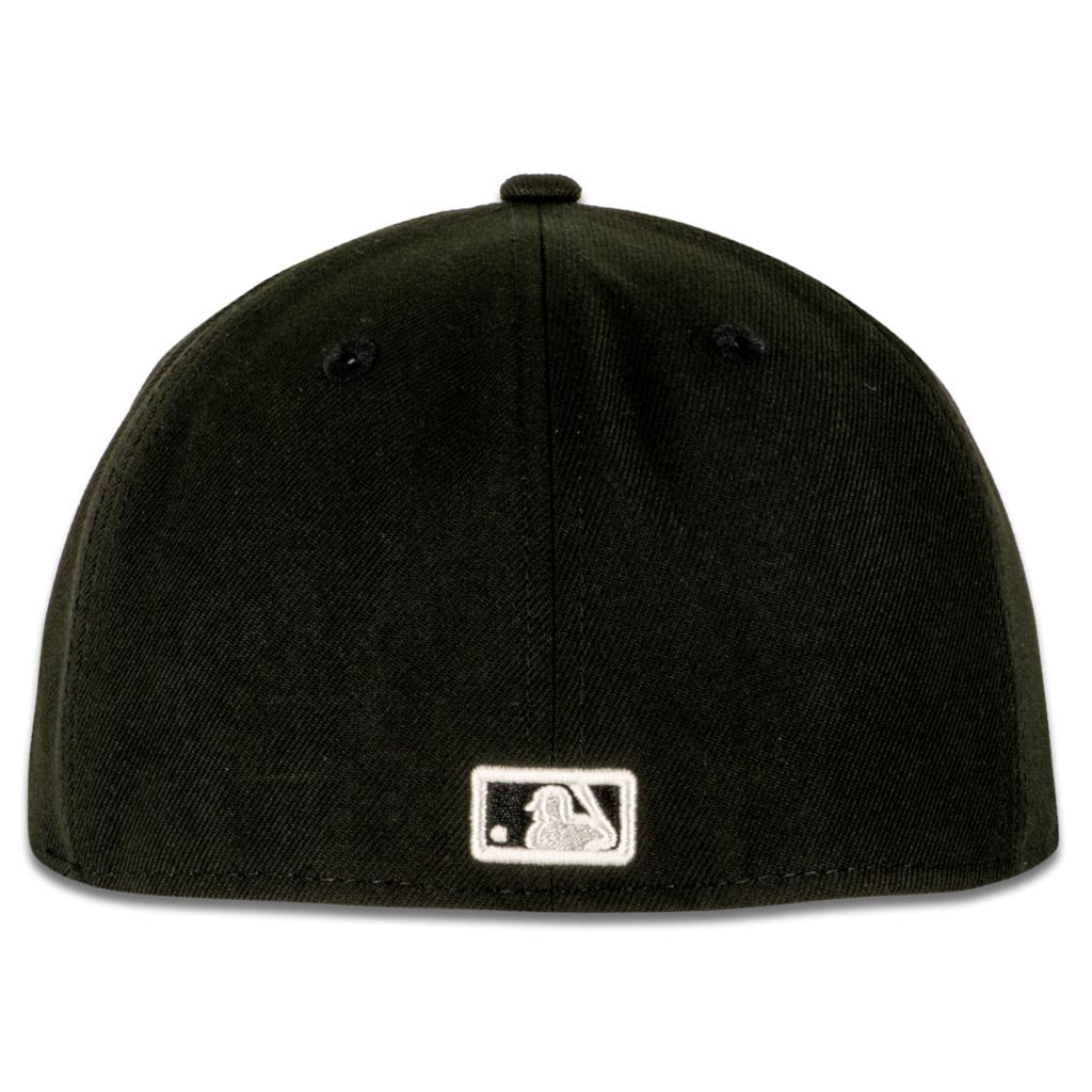 MLB Arizona Diamondbacks New Era Snakehead Black and White 59FIFTY Fitted Hat - Black