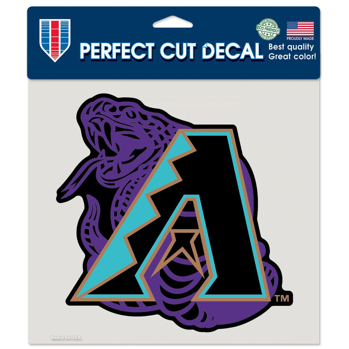 MLB Arizona Diamondbacks WinCraft 8&quot; x 8&quot; Double Vision Decal