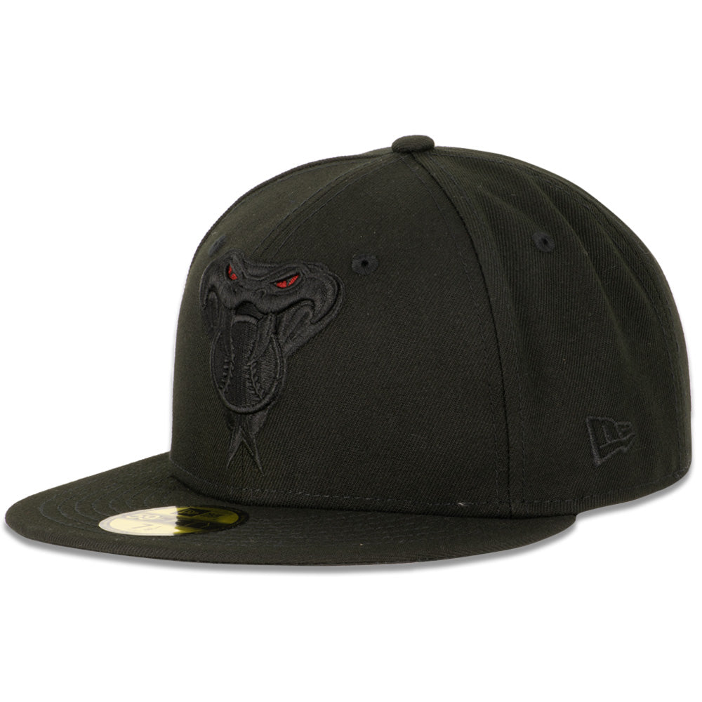 MLB Arizona Diamondbacks New Era Snakehead Red Eye 59FIFTY Fitted Hat - Black