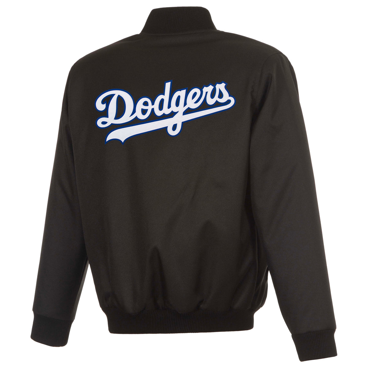 MLB Los Angeles Dodgers JH Design Poly-Twill Jacket- Black