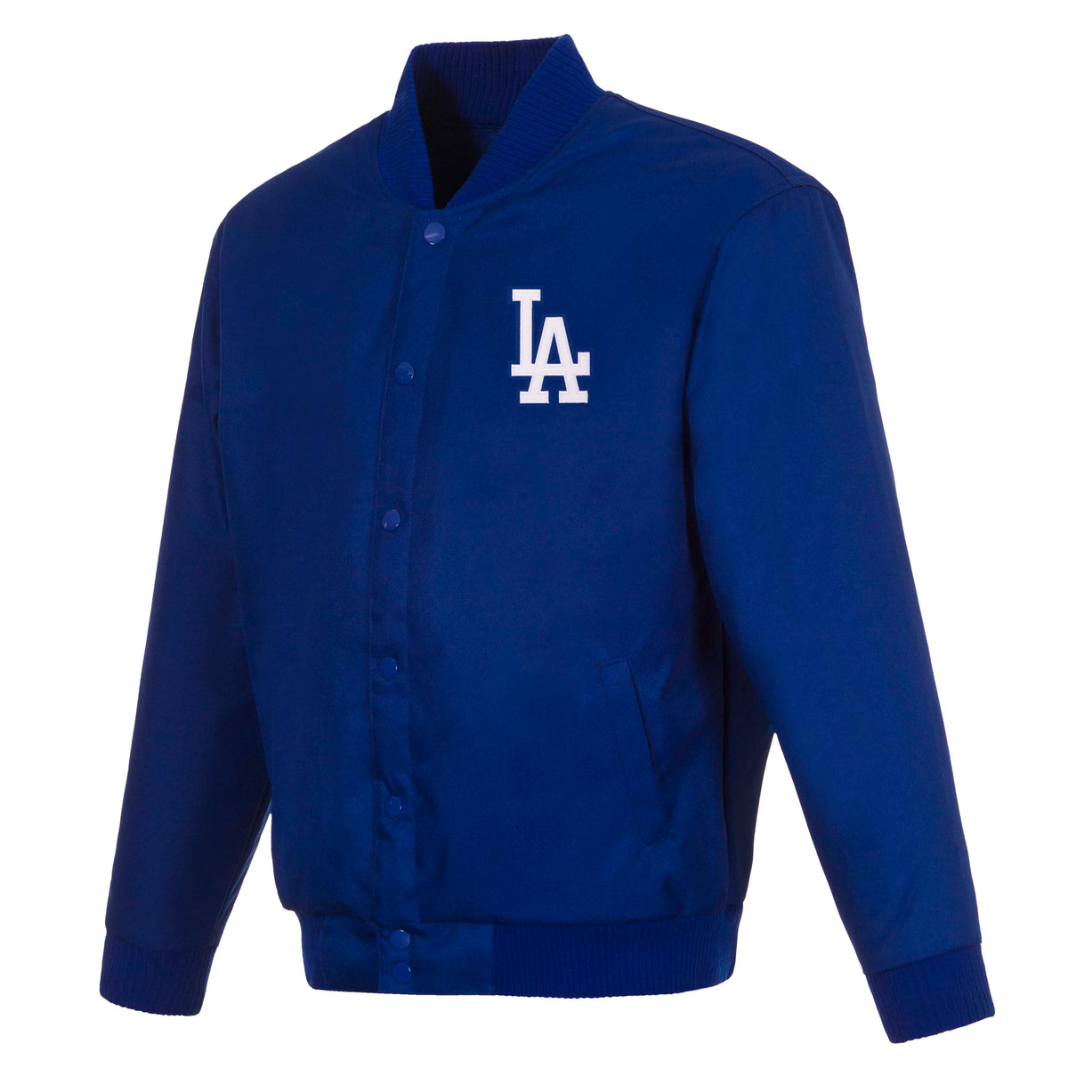 MLB Los Angeles Dodgers JH Design Poly-Twill Jacket- Blue