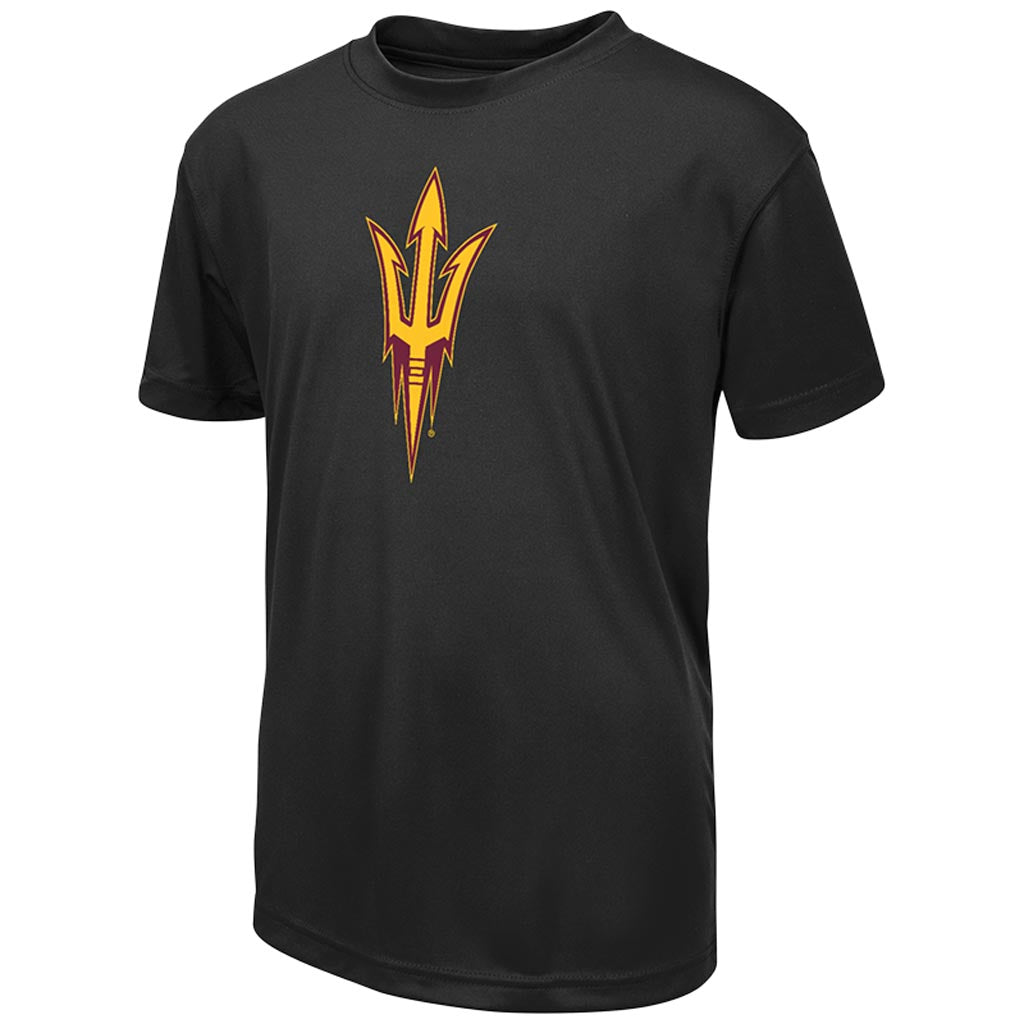 NCAA Arizona State Sun Devils Youth Colosseum Fork Trail Tee - Black
