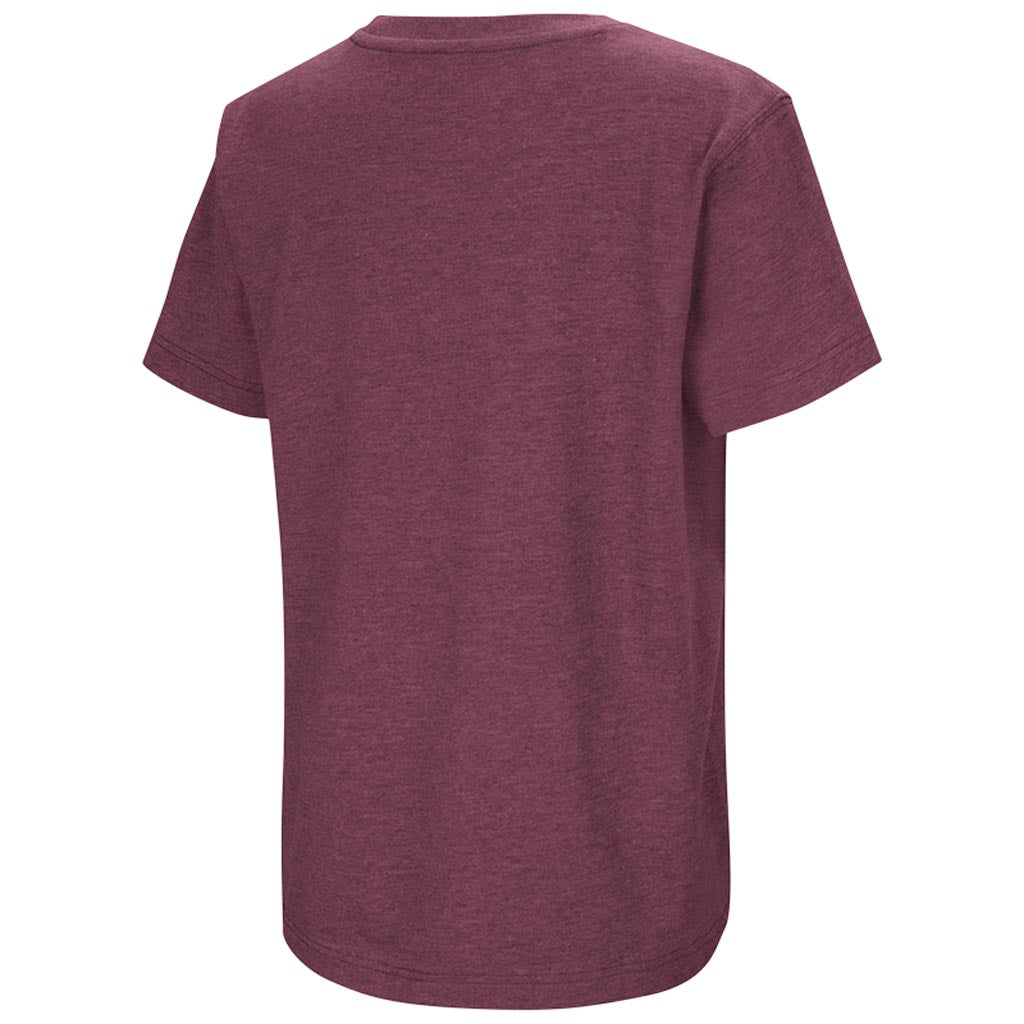 NCAA Arizona State Sun Devils Youth Colosseum Fork Tee - Maroon