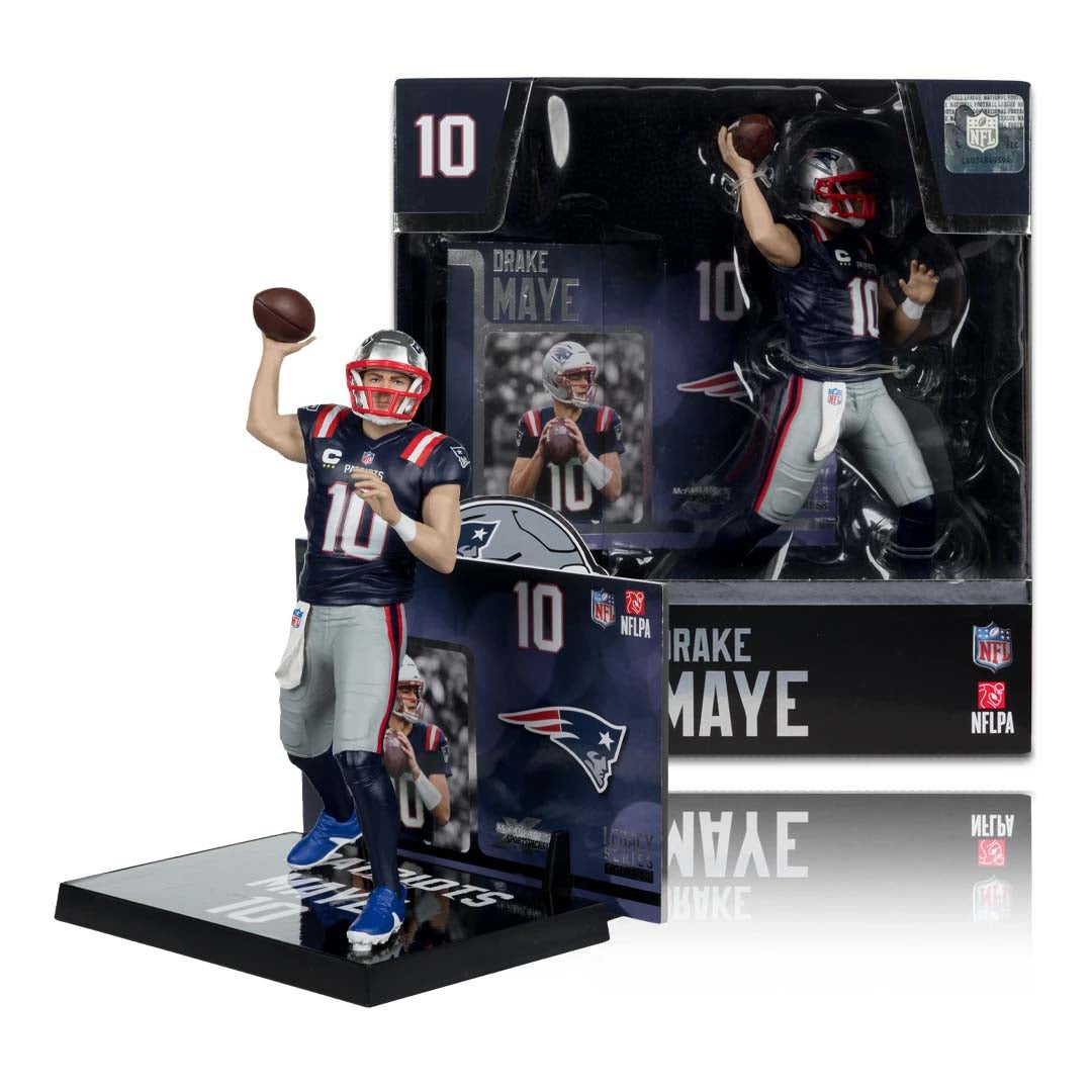 NFL New England Patriots Drake Maye McFarlane 7" Posed Figure