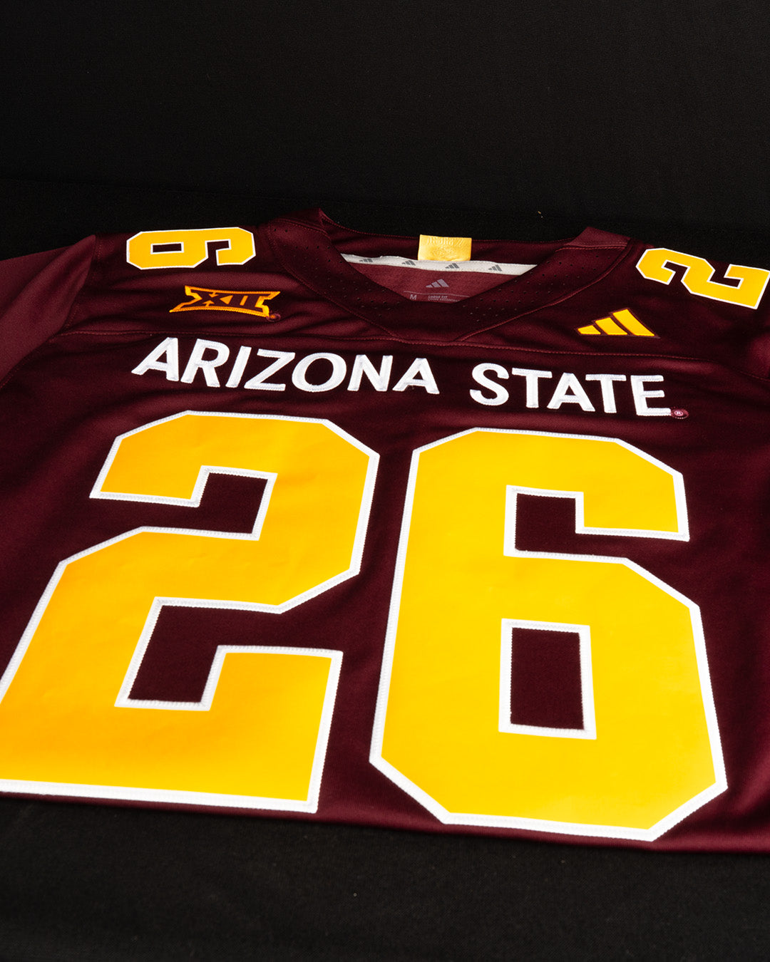 NCAA Arizona State Sun Devils Adidas 2026 Strategy Premier Jersey- Maroon