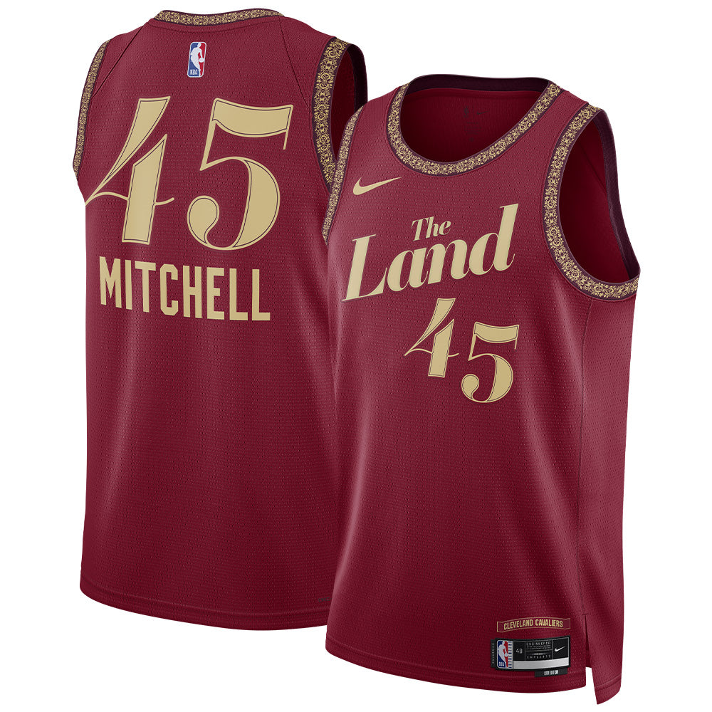 NBA Cleveland Cavaliers Donovan Mitchell Nike 2023/24 City Edition Swingman Jersey