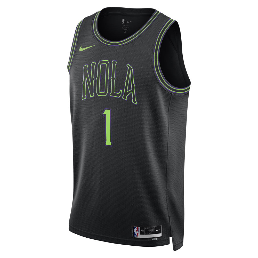 NBA New Orleans Pelicans Zion Williamson Nike 2023/24 City Edition Swingman Jersey