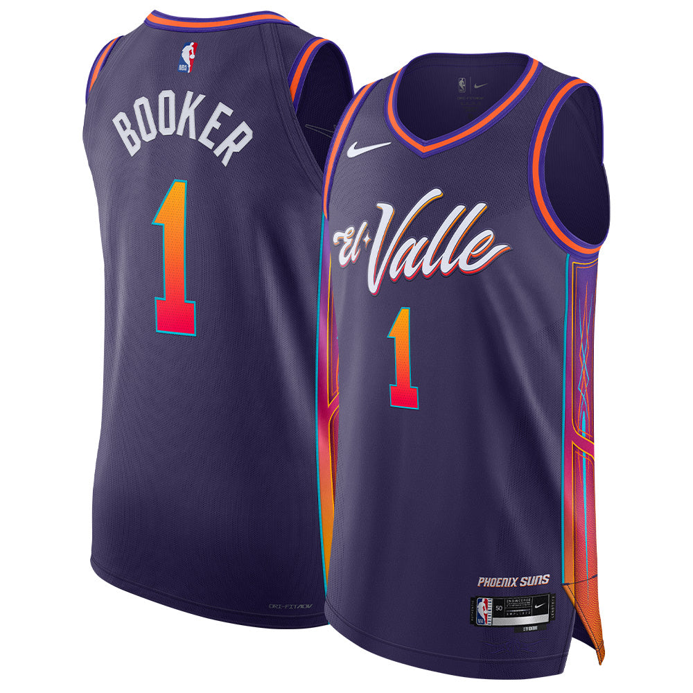 NBA Phoenix Suns Devin Booker Nike 2023/24 City Edition Authentic Jersey