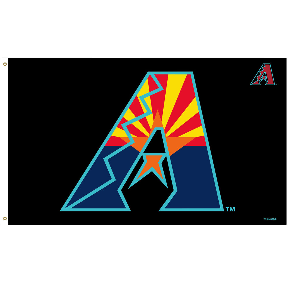 MLB Arizona Diamondbacks Wincraft Flag Fill 3' x 5' Deluxe Flag