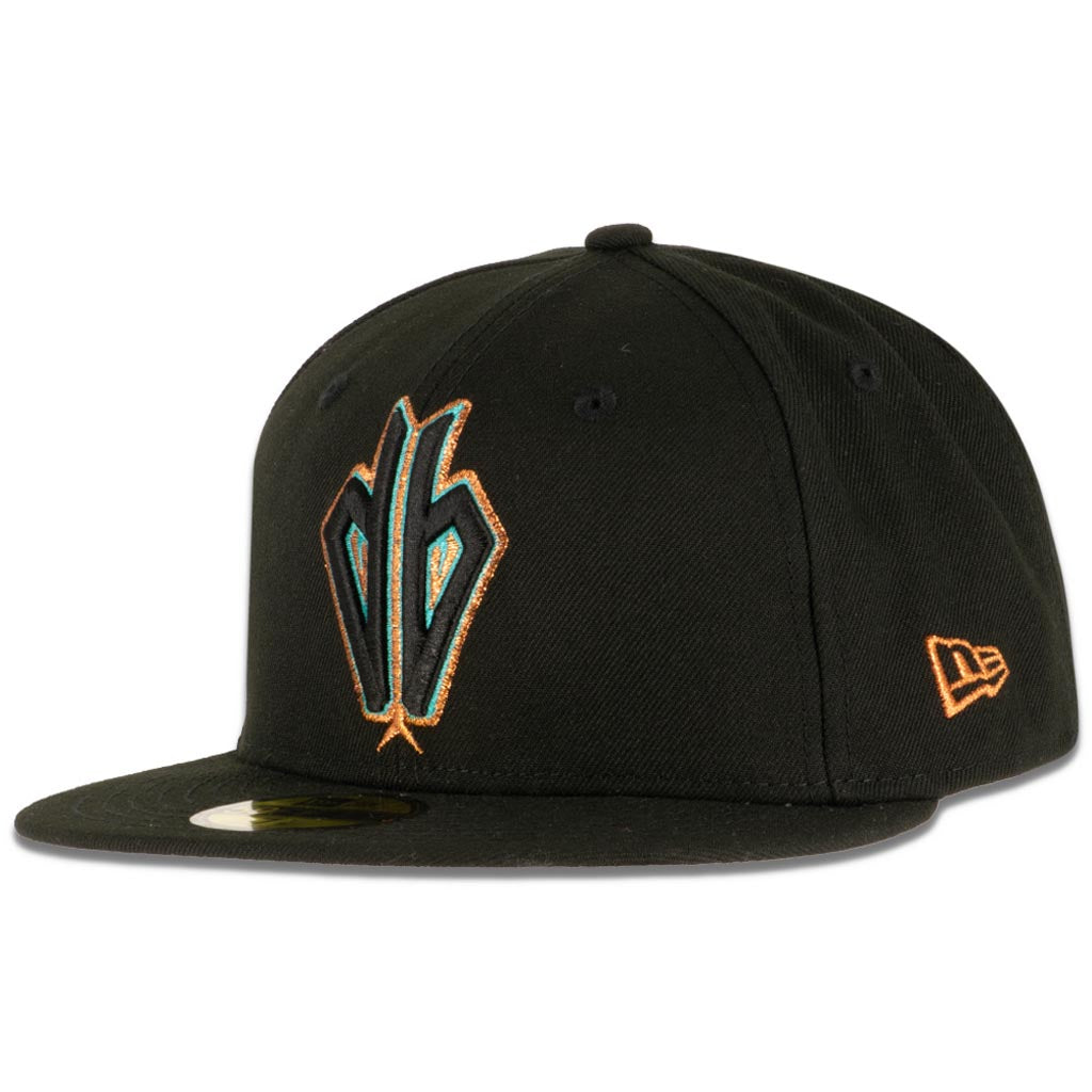MLB Arizona Diamondbacks New Era Throwback DB 59FIFTY Fitted Hat - Black