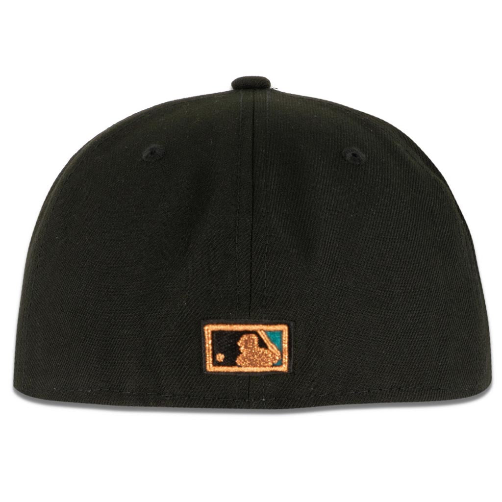 MLB Arizona Diamondbacks New Era Throwback DB 59FIFTY Fitted Hat - Black