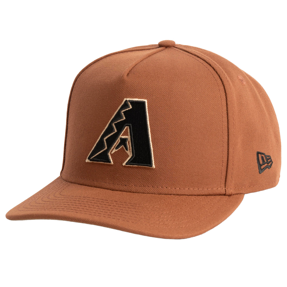 MLB Arizona Diamondbacks New Era Primary Jolly Roger 9FIFTY A-Frame Snapback Hat- Brown