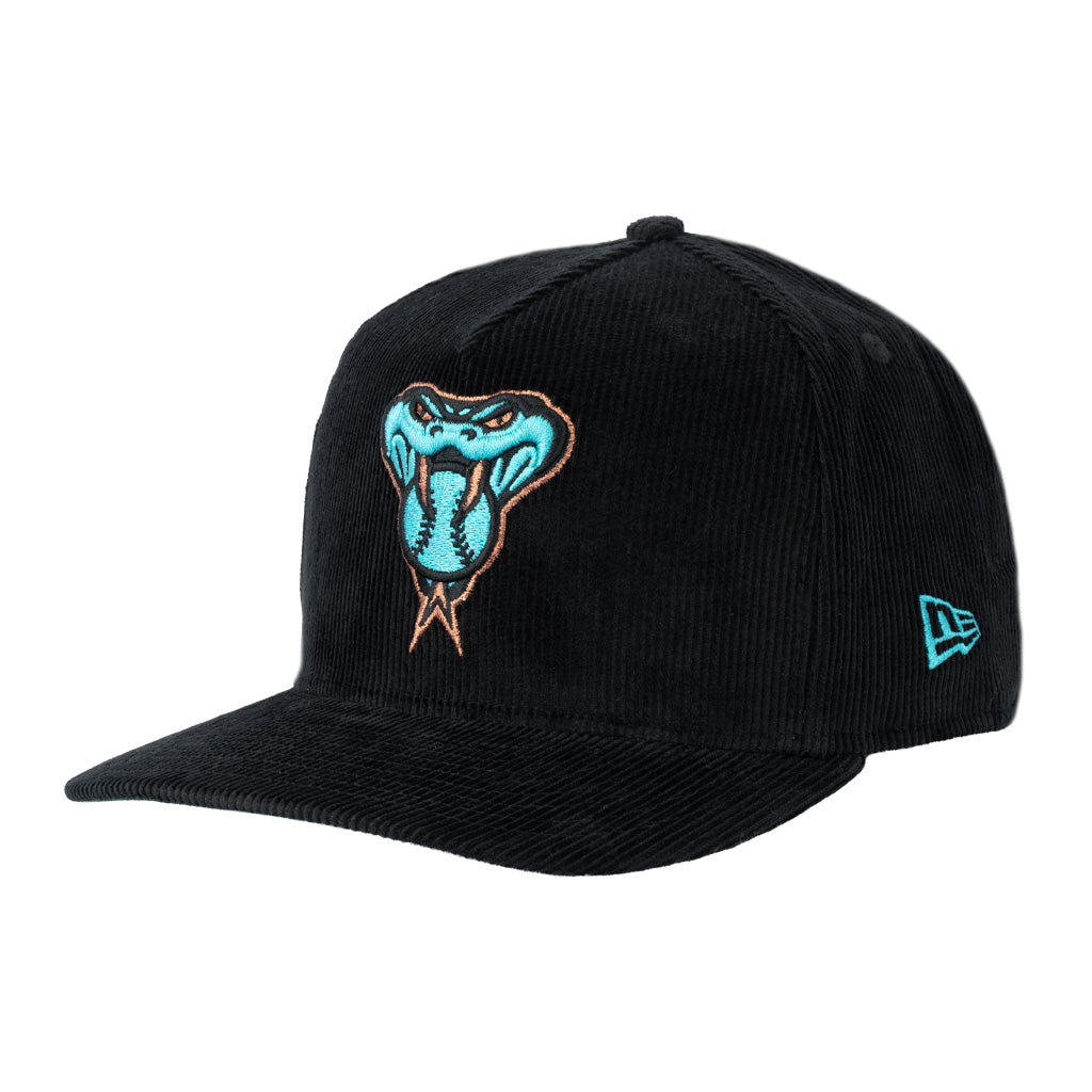 MLB Arizona Diamondbacks New Era All Corduroy 9FIFTY A-Frame Snapback Hat - Black