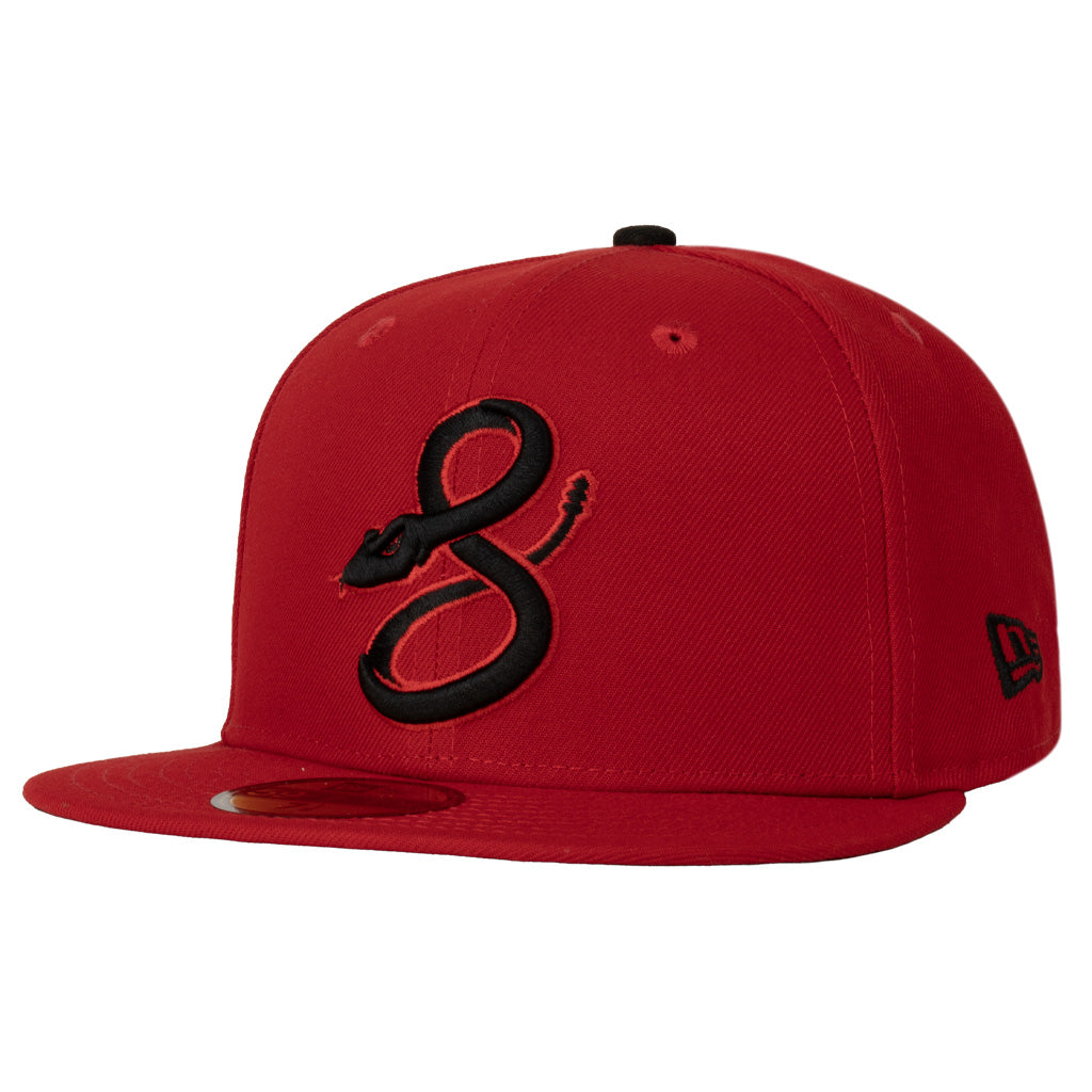 MLB Arizona Diamondbacks New Era Crimson Serpientes 59FIFTY Fitted Hat - Red