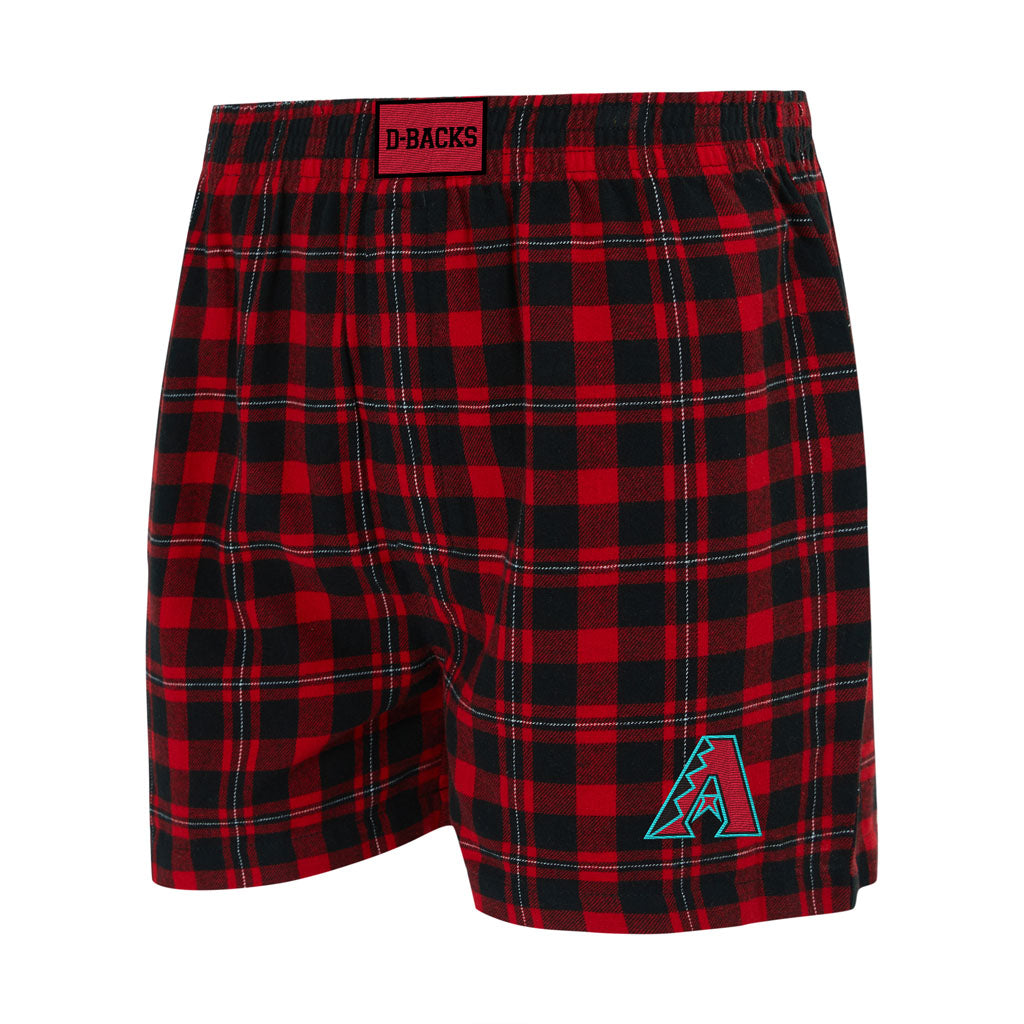 MLB Arizona Diamondbacks Concepts Sport Hawthorn Boxer Shorts - Black