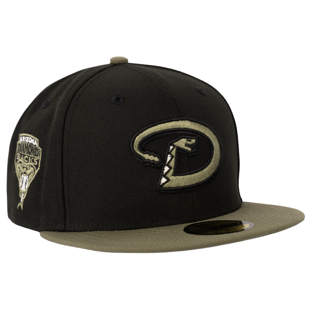 MLB Arizona Diamondbacks New Era Midnight Jungle 59FIFTY Fitted Hat - Black