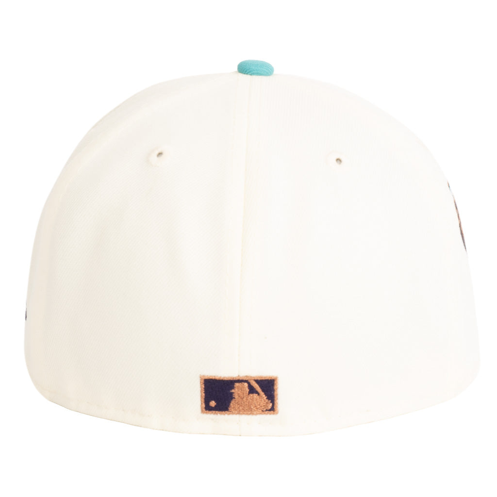 MLB Arizona Diamondbacks New Era Two-Tone Team Under Visor 59FIFTY Fitted Hat - Cream