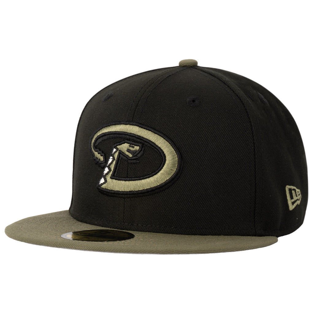 MLB Arizona Diamondbacks New Era Midnight Jungle 59FIFTY Fitted Hat - Black
