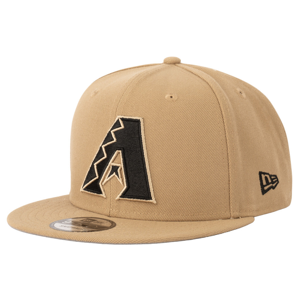 MLB Arizona Diamondbacks New Era Mocha 9FIFTY Snapback Hat - Khaki