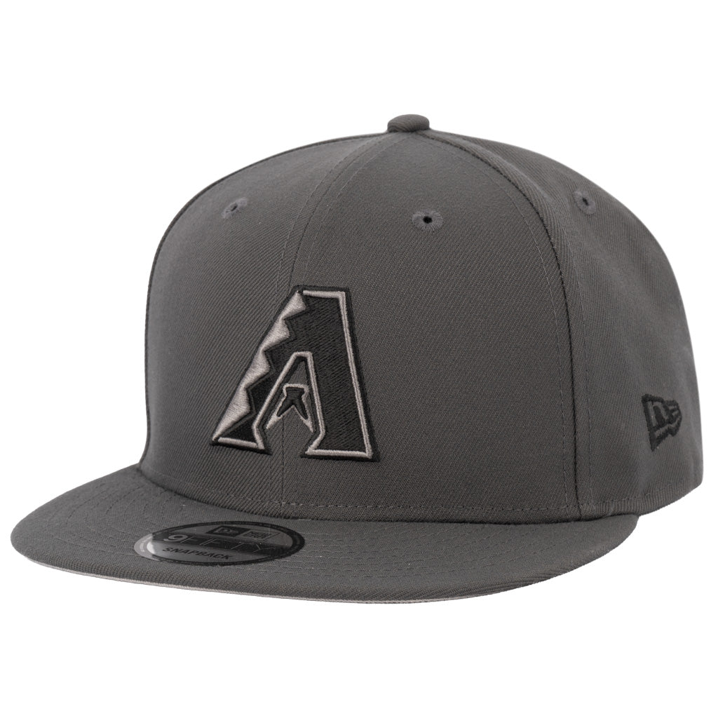 MLB Arizona Diamondbacks New Era Gray Prestige 9FIFTY Snapback Hat - Graphite