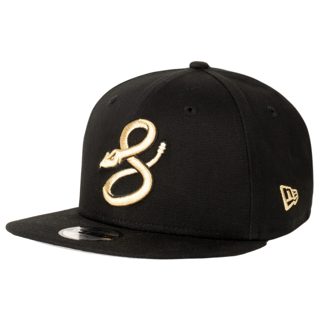 MLB Arizona Diamondbacks Youth New Era City Connect Logo Black & Gold 9FIFTY Snapback Hat - Black