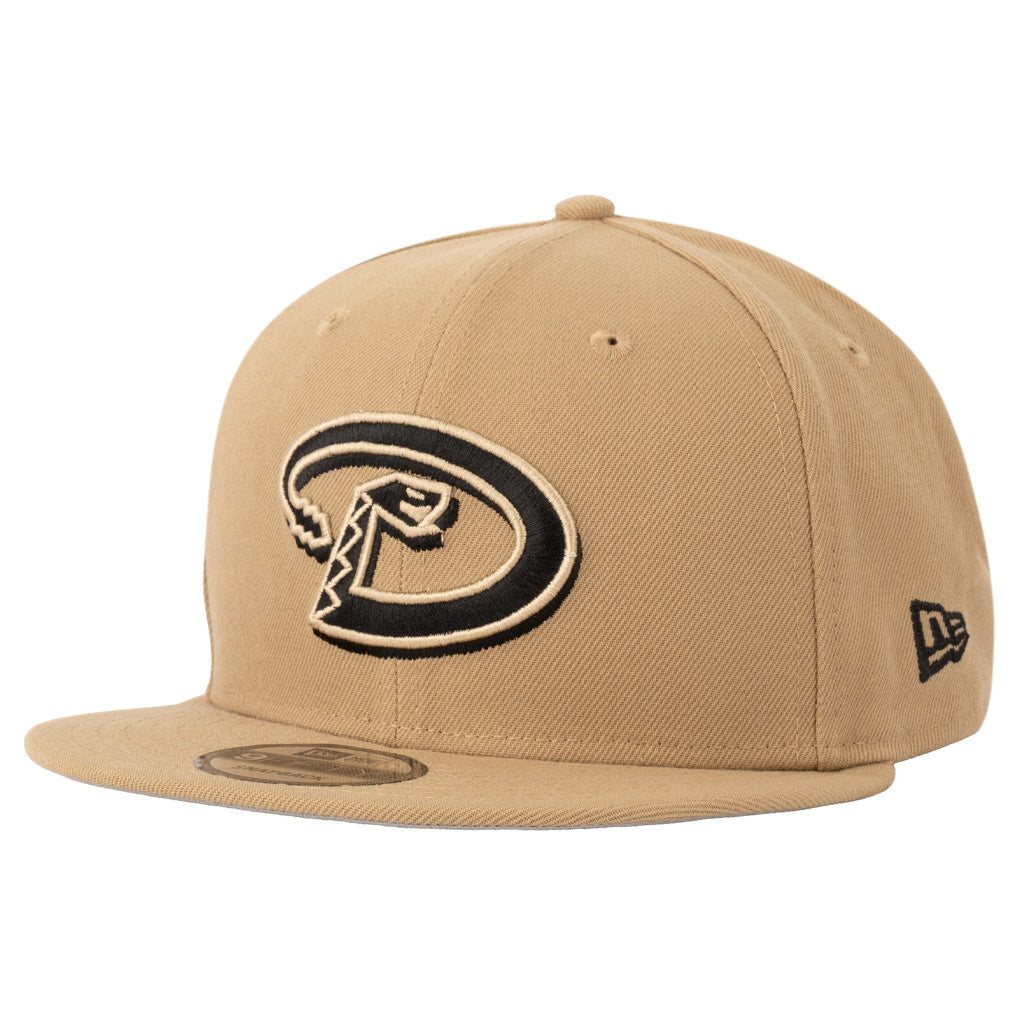 MLB Arizona Diamondbacks New Era Mocha 9FIFTY Snapback Hat - Khaki
