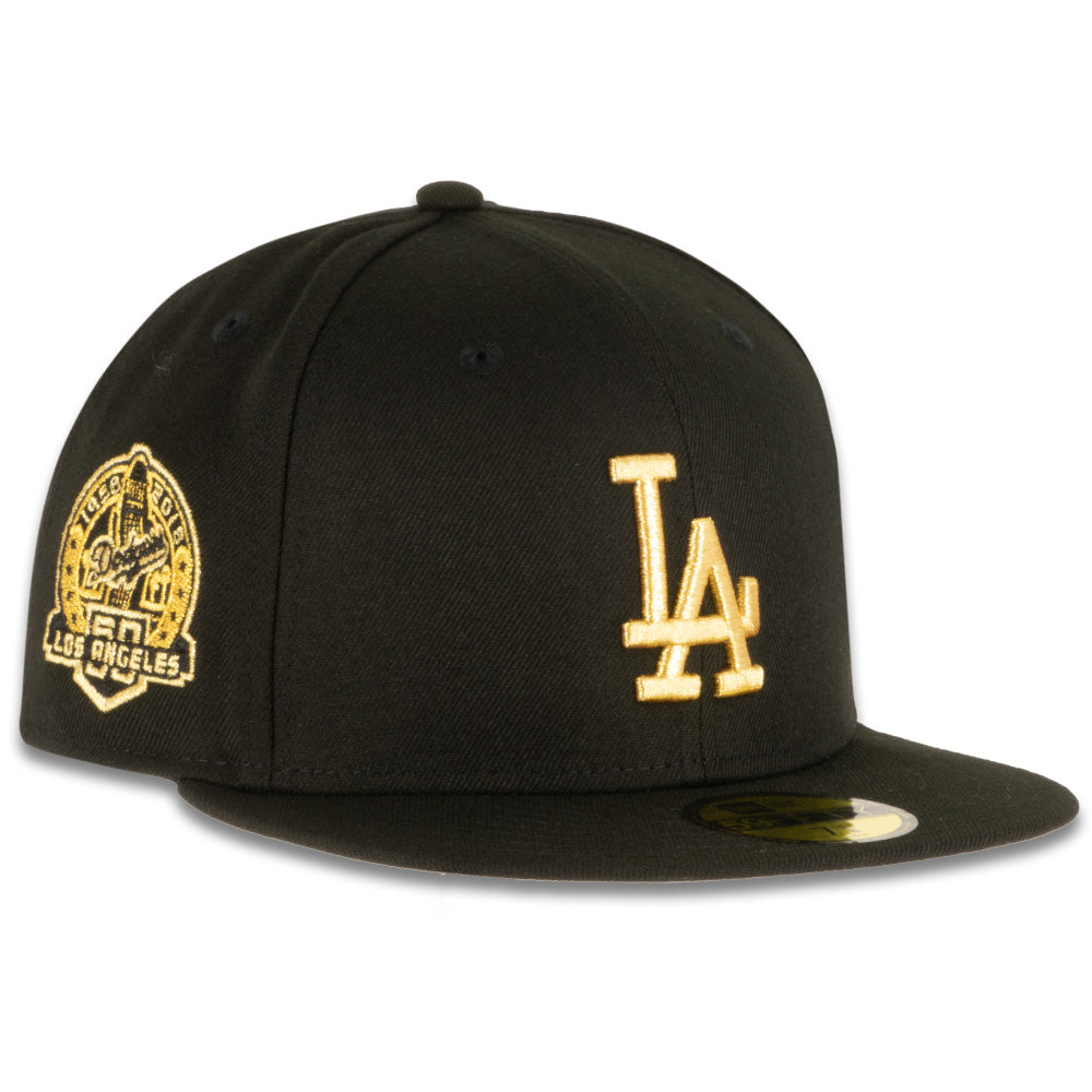 MLB Los Angeles Dodgers New Era Black &amp; Gold 59FIFTY Fitted