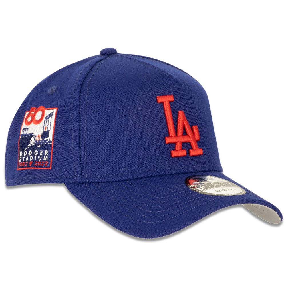 MLB Los Angeles Dodgers New Era Red Logo 9FORTY A-Frame Adjustable