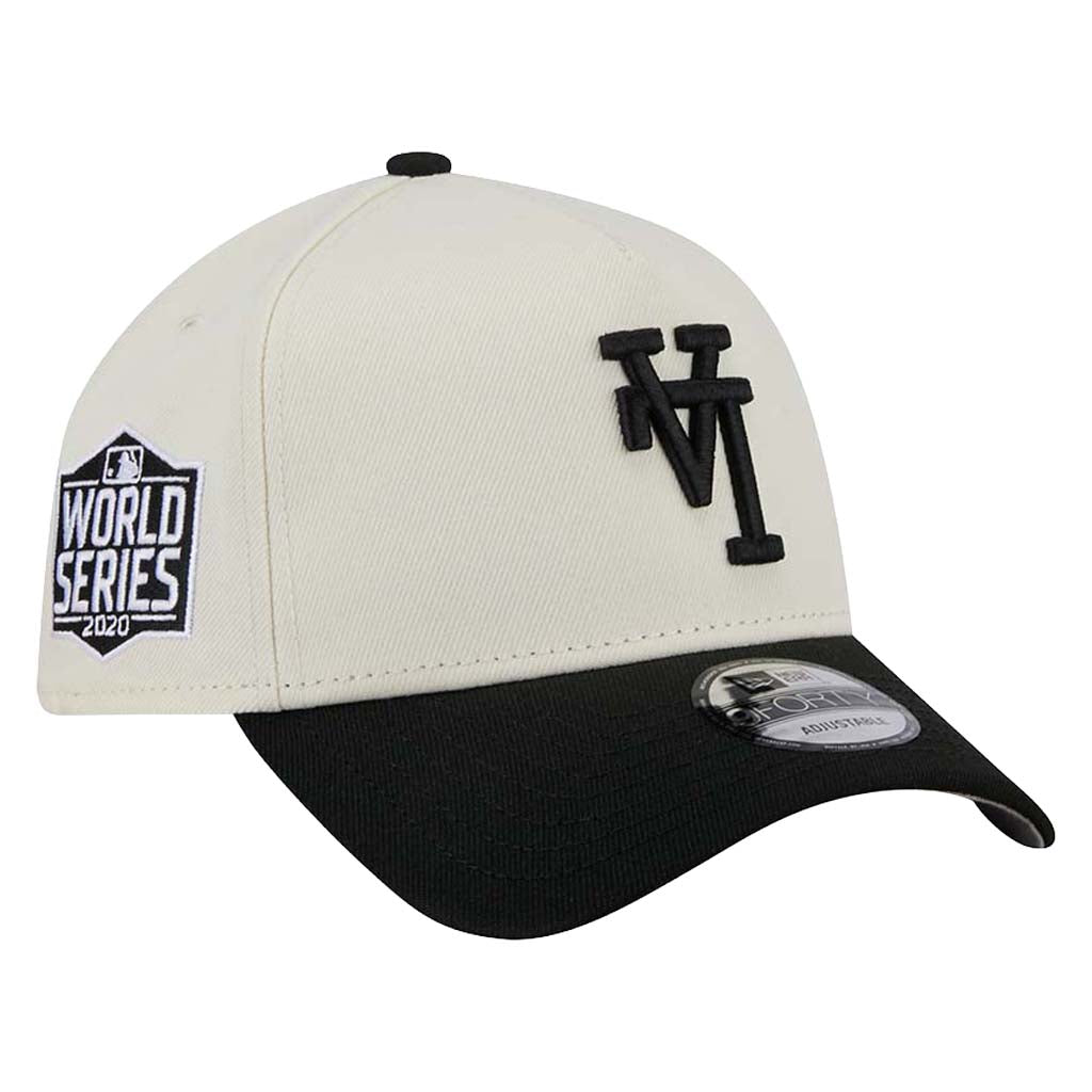 MLB Los Angeles Dodgers New Era Upside Down 9FORTY A-Frame Snapback Hat- Cream