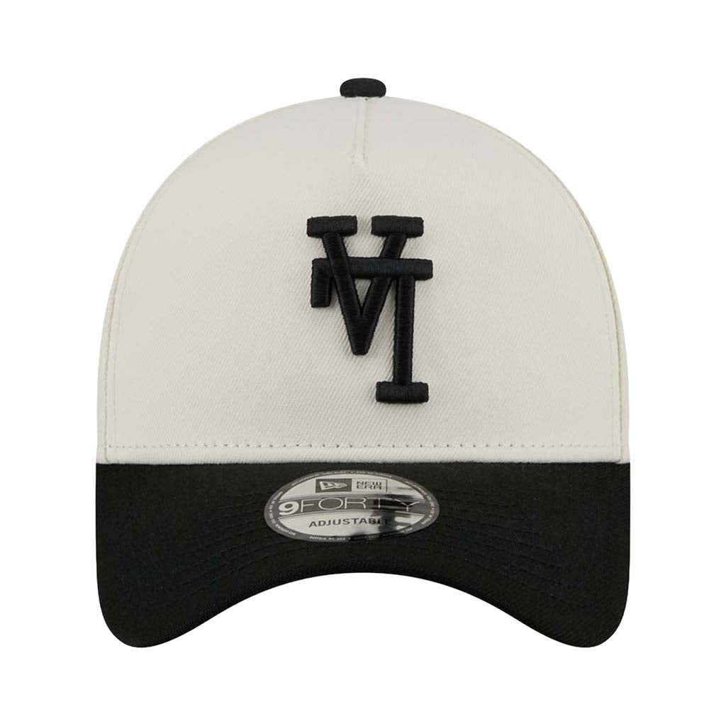 MLB Los Angeles Dodgers New Era Upside Down 9FORTY A-Frame Snapback Hat- Cream