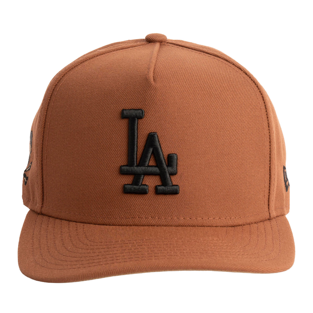 MLB Los Angeles Dodgers New Era Jolly Roger 9FIFTY A-Frame Snapback Hat- Brown