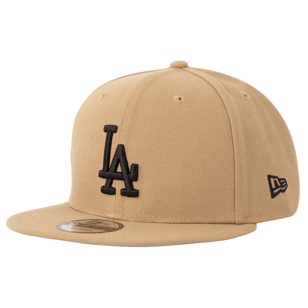 MLB Los Angeles Dodgers New Era Mocha 9FIFTY Snapback Hat - Khaki