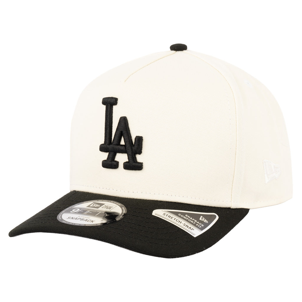 MLB Los Angeles Dodgers New Era Two-Tone Classified 9FIFTY A-Frame Snapback Hat - Cream