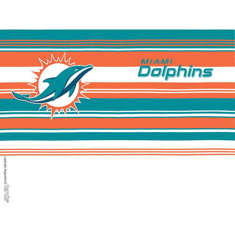 NFL Miami Dolphins Tervis 24oz Hype Stripes Travel Tumbler