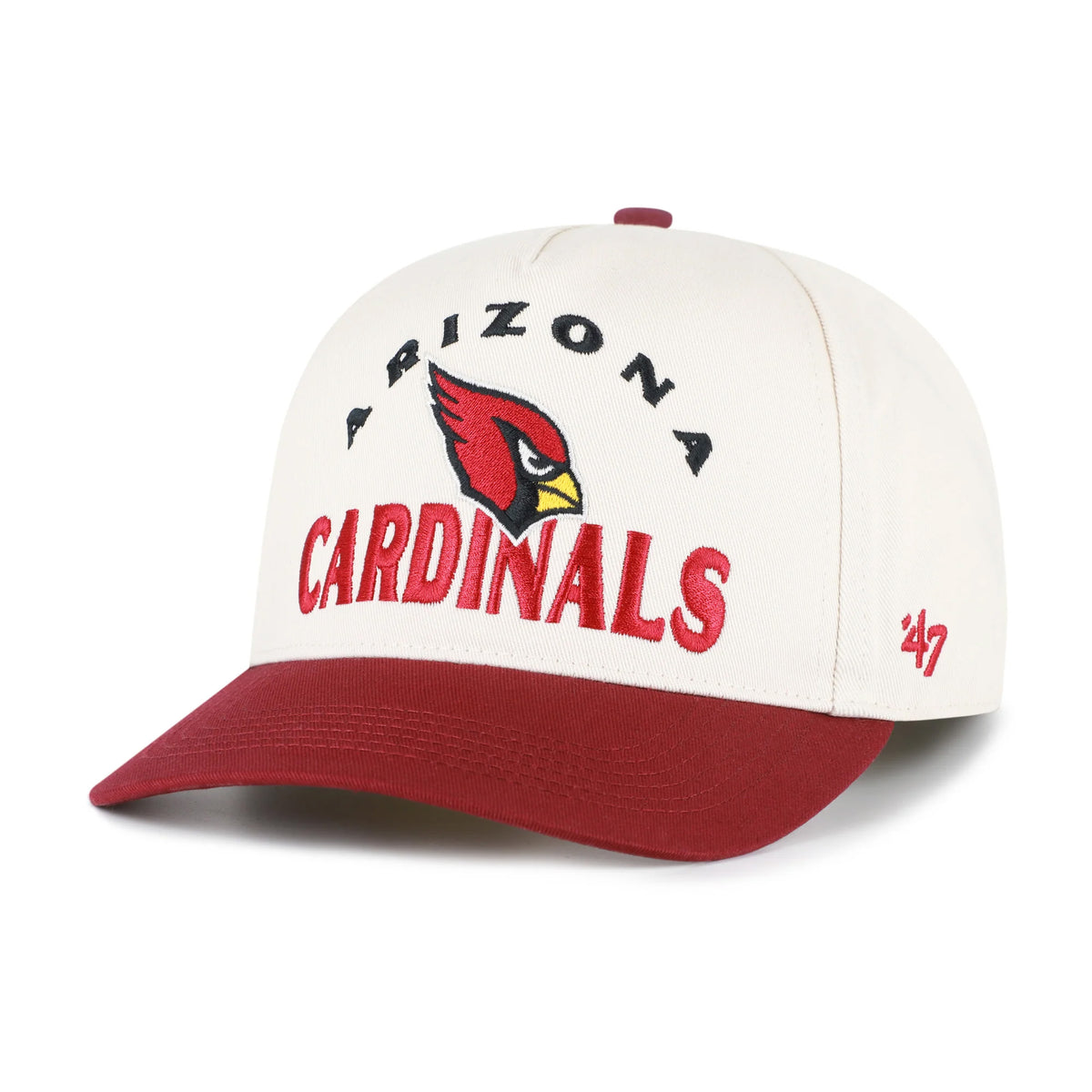 NFL Arizona Cardinals '47 Arcitext Hitch Slouch Adjustable Hat- Cream