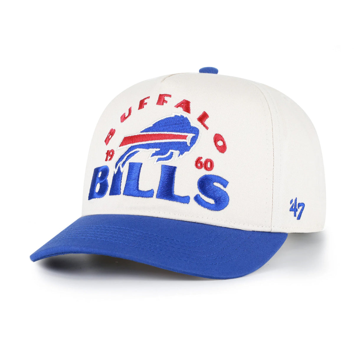 NFL Buffalo Bills '47 Arcitext Hitch Slouch Adjustable Hat- Cream