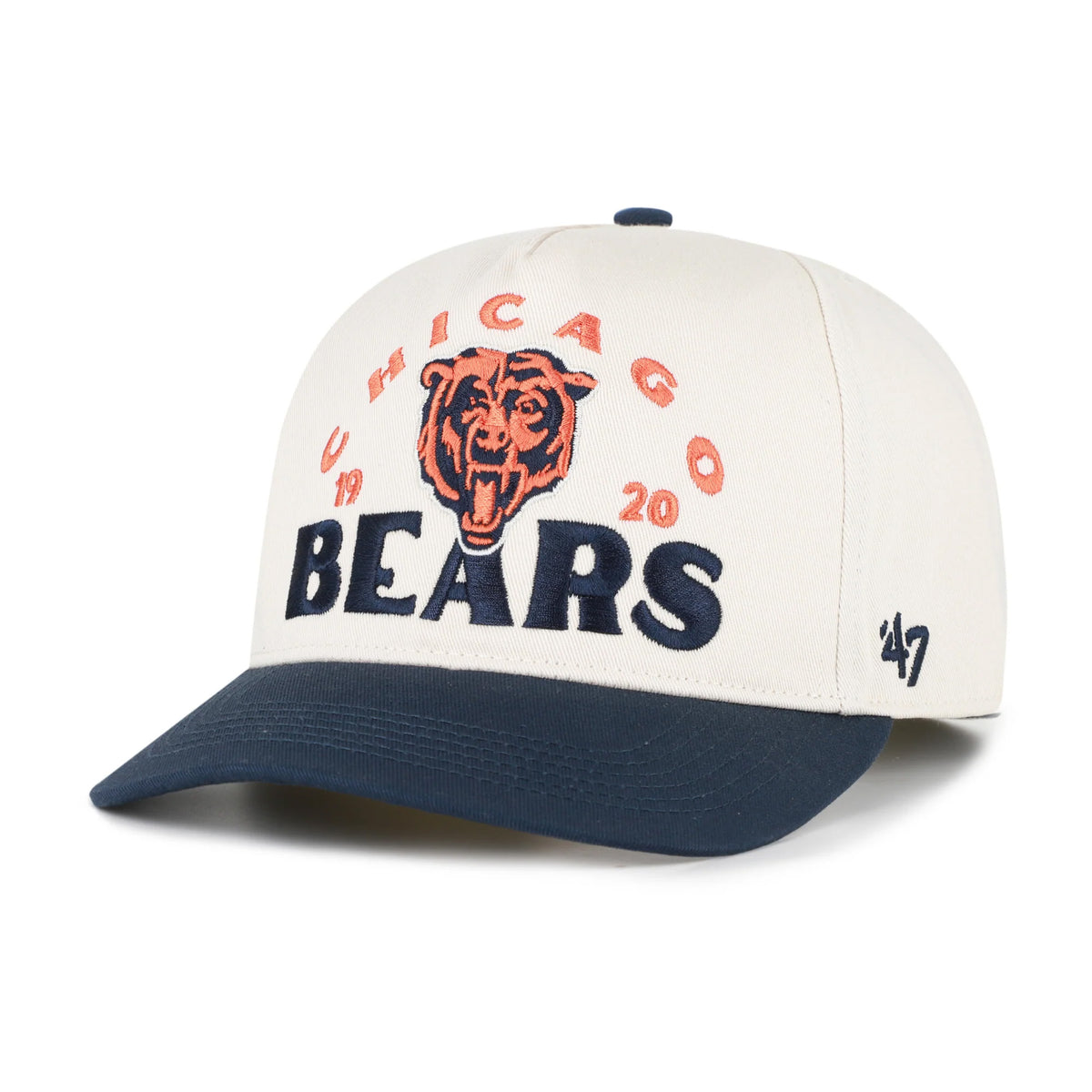 NFL Chicago Bears '47 Arcitext Hitch Slouch Adjustable Hat- Cream