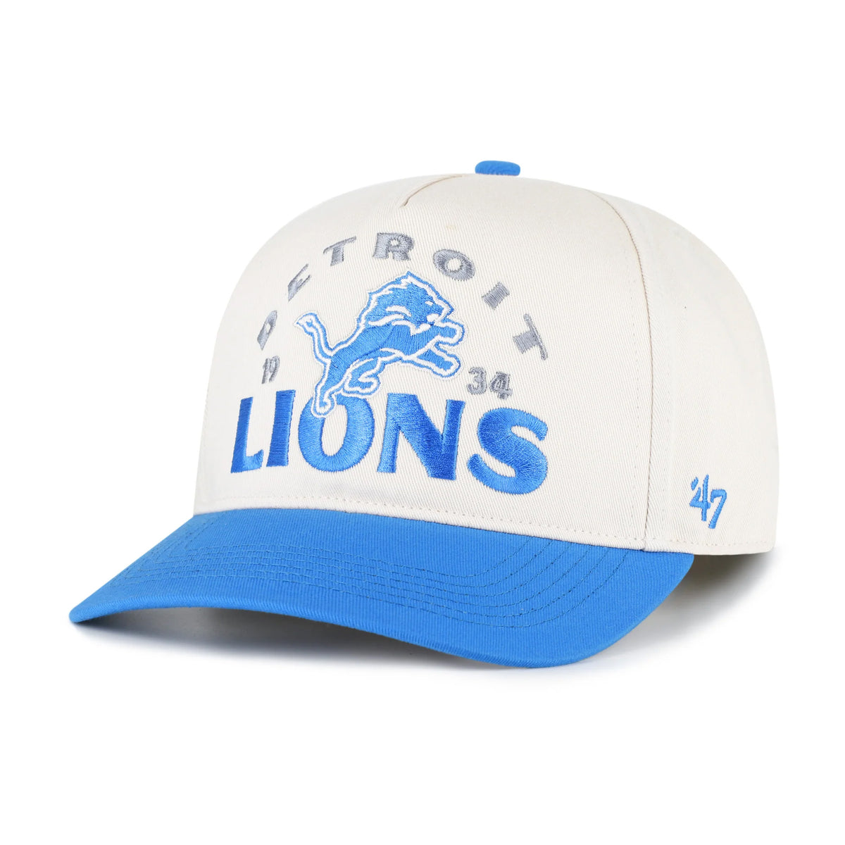 NFL Detroit Lions '47 Arcitext Hitch Slouch Adjustable Hat- Cream