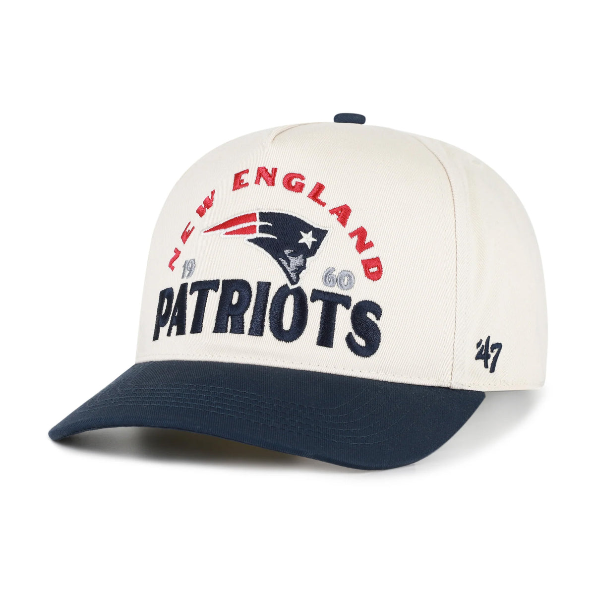 NFL New England Patriots '47 Arcitext Hitch Slouch Adjustable Hat- Cream