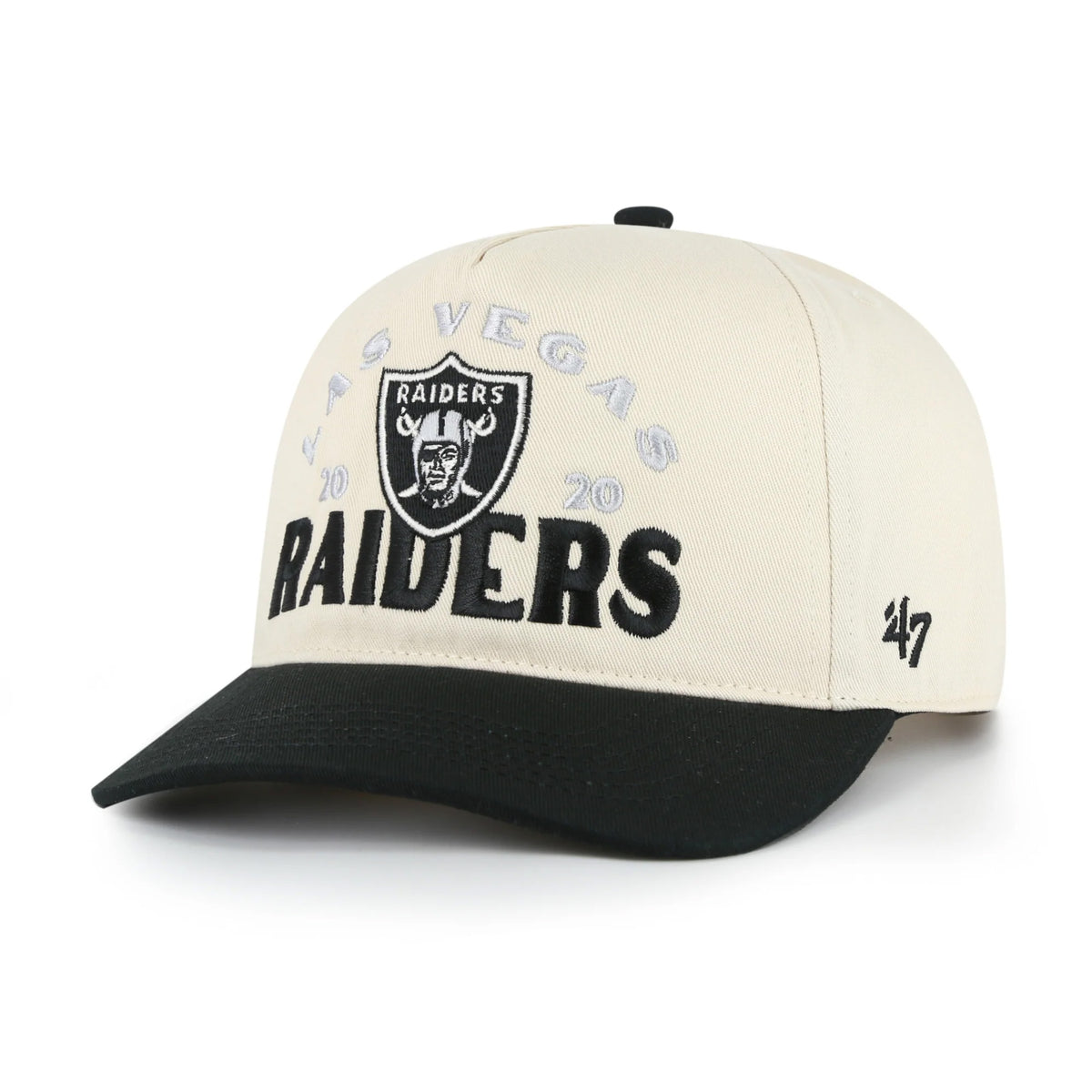 NFL Las Vegas Raiders '47 Arcitext Hitch Slouch Adjustable Hat- Cream