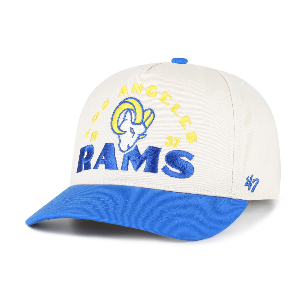 NFL Los Angeles Rams '47 Arcitext Hitch Slouch Adjustable Hat- Cream