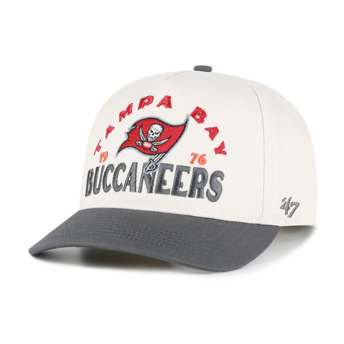 NFL Tampa Bay Buccaneers '47 Arcitext Hitch Slouch Adjustable Hat- Cream